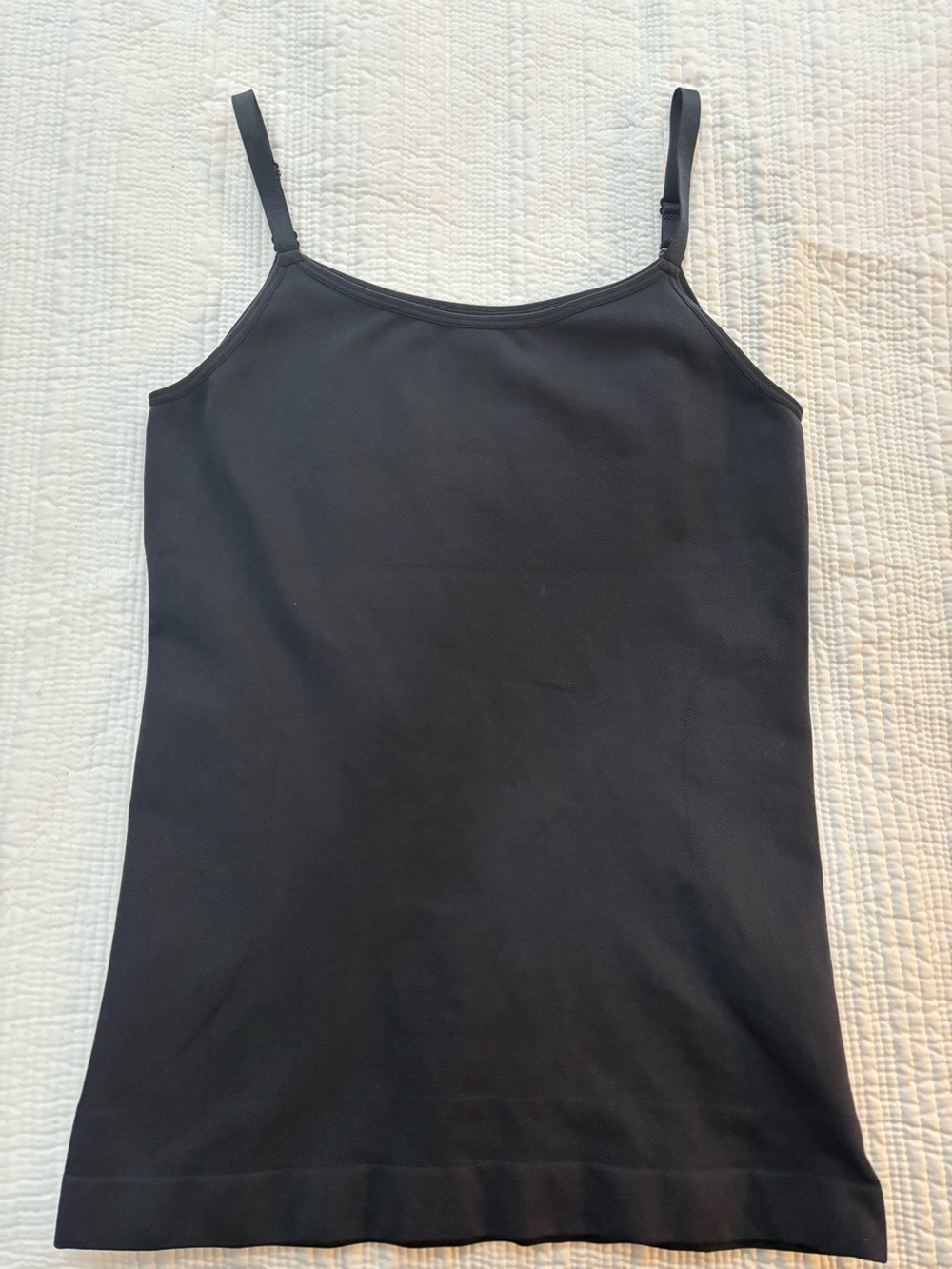 Shapermint Black Slim Adjustable-Strap Tank Cami 2XL